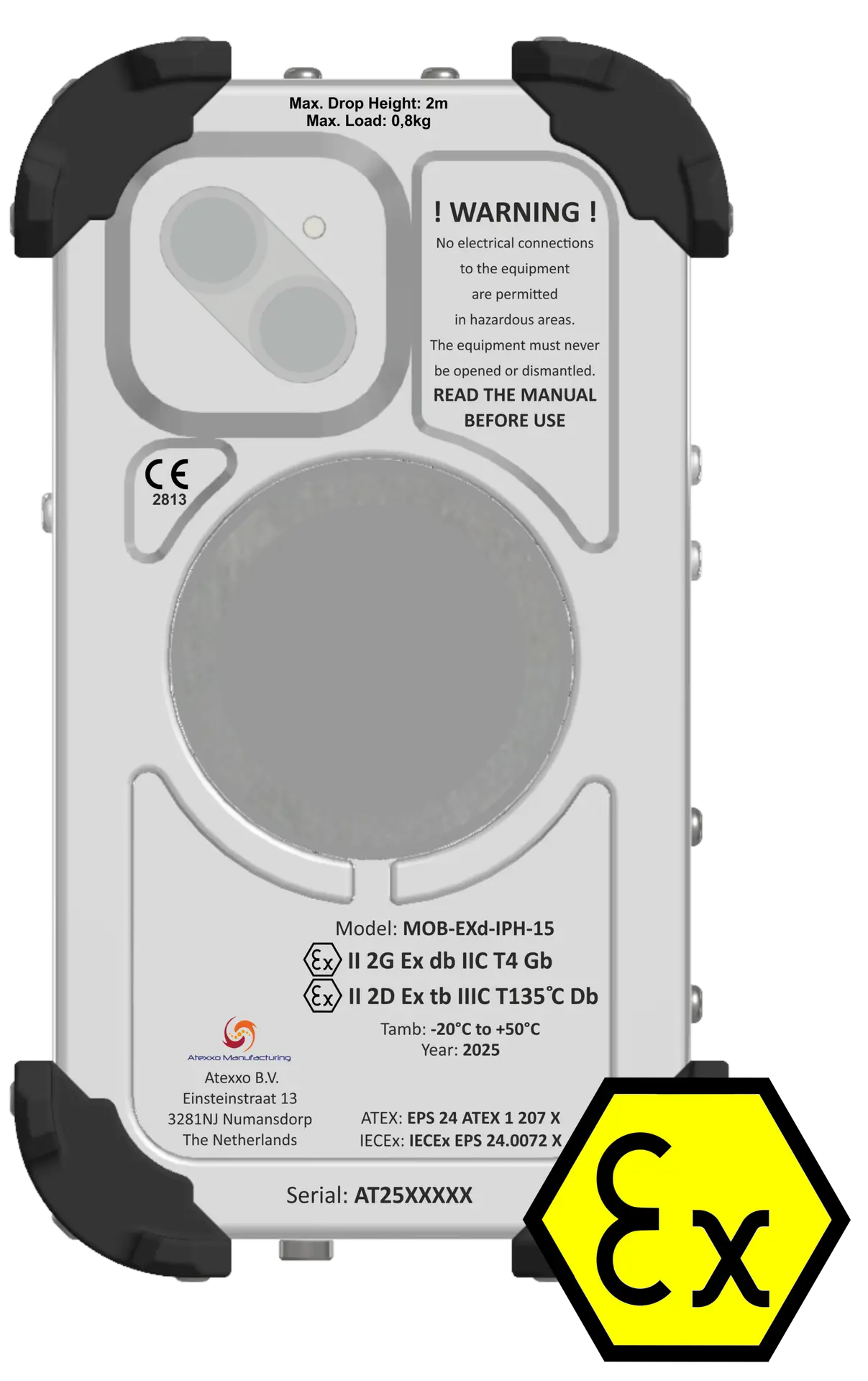 Explosieveilige iPhone 15 (Ex Zone 1)