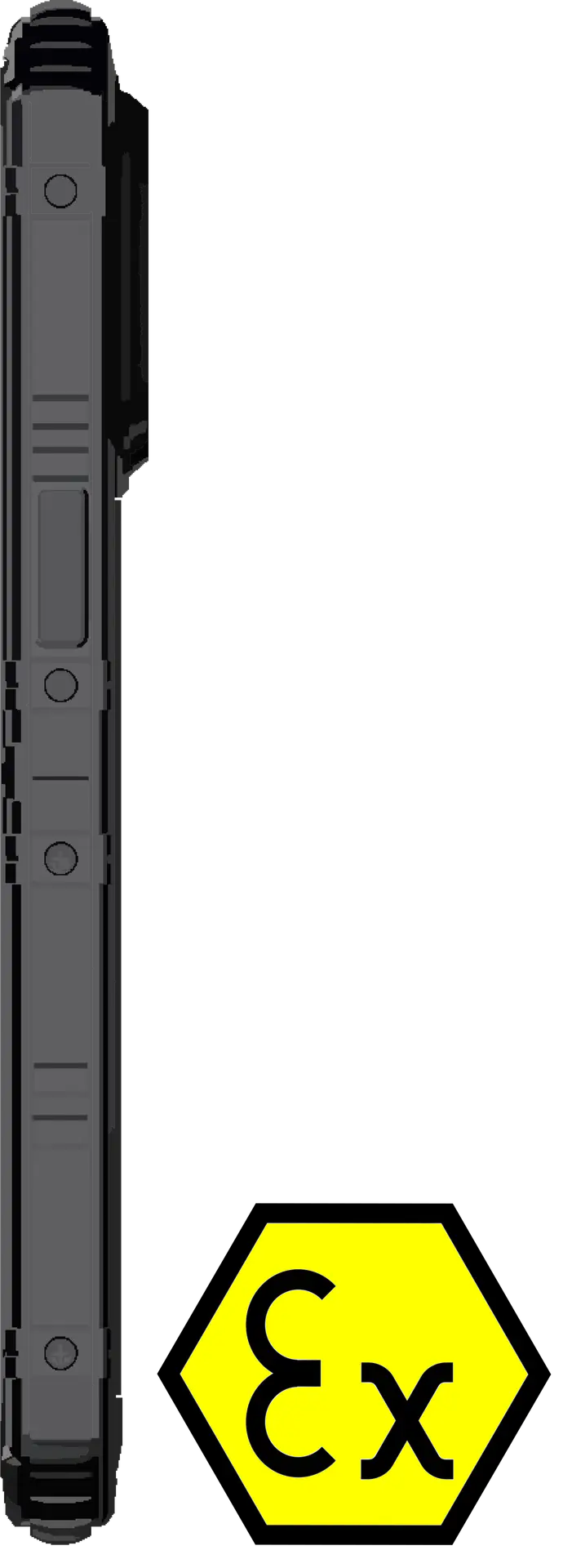 Explosion Proof iPhone 15 (Ex Zone 2) (side)