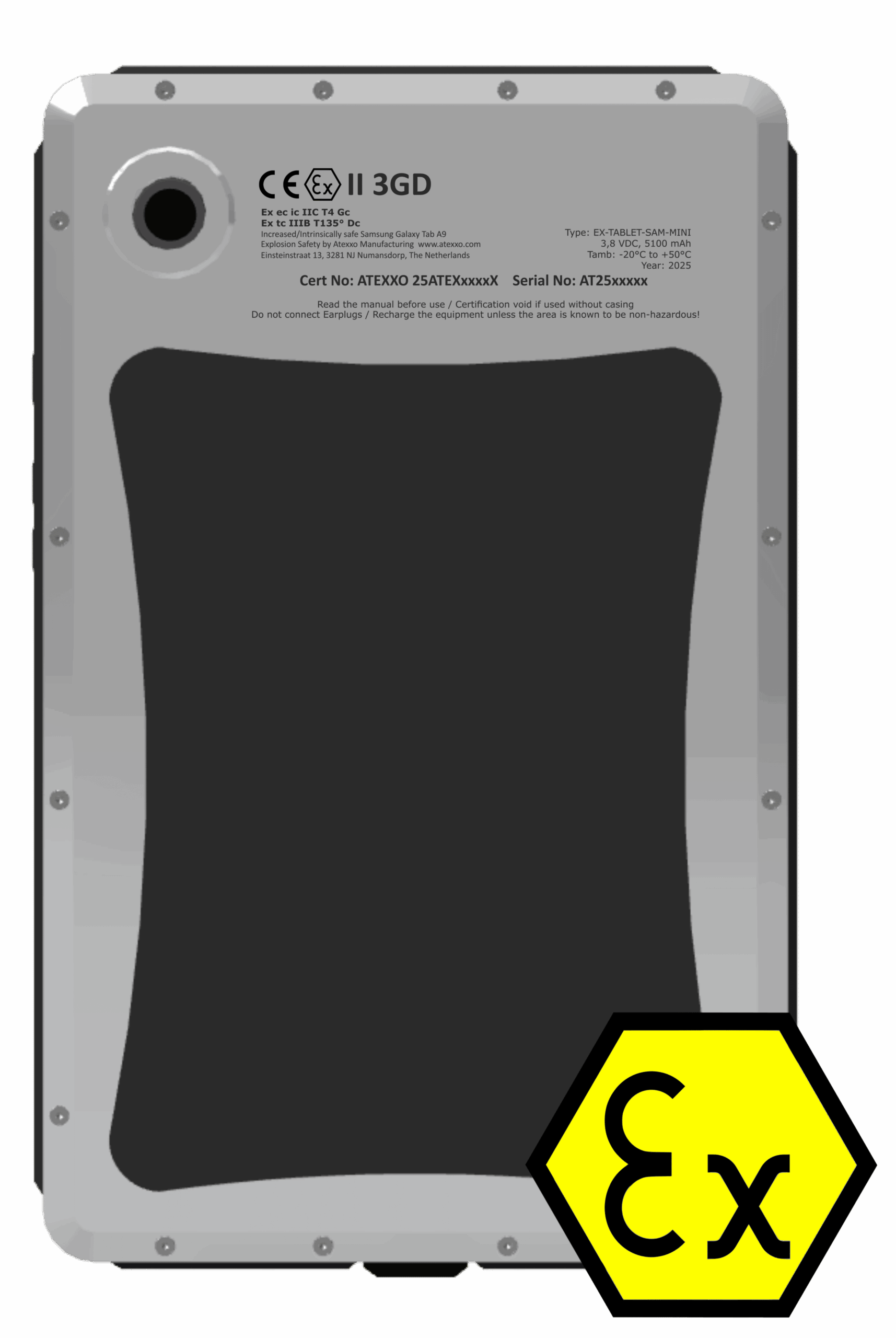 Explosion Proof Samsung Galaxy Tab A9 (Ex Zone 2)