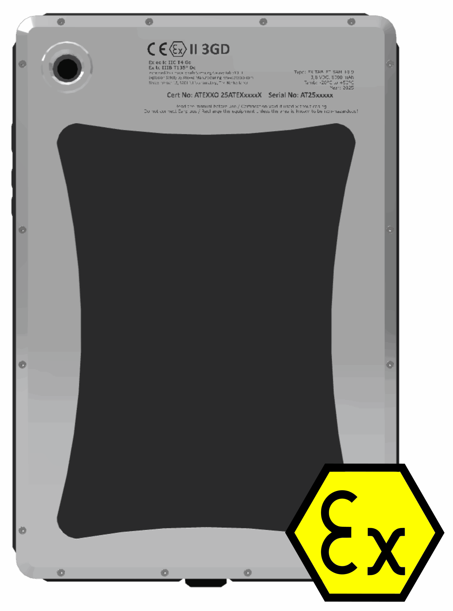 Eksplosjonssikker Samsung Galaxy Tab S10 FE (Ex-sone 2)
