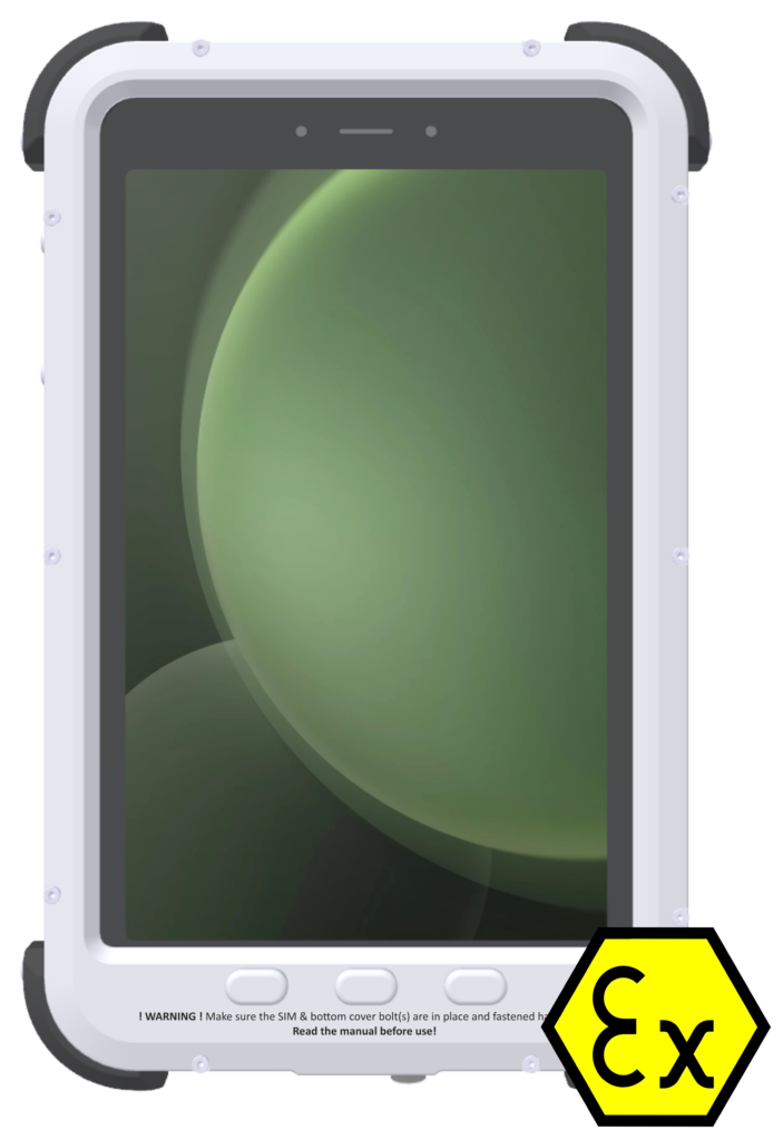 Atex tablet Samsung Galaxy Tab Active 5 Zone 1 front