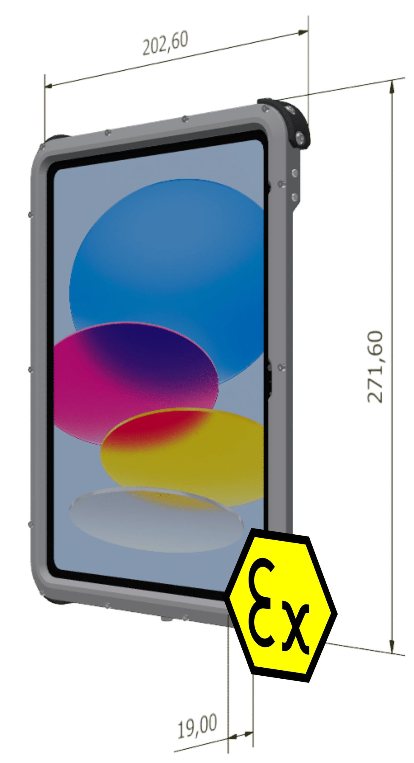 Eksplosjonssikker iPad 11" (Ex-sone 1)