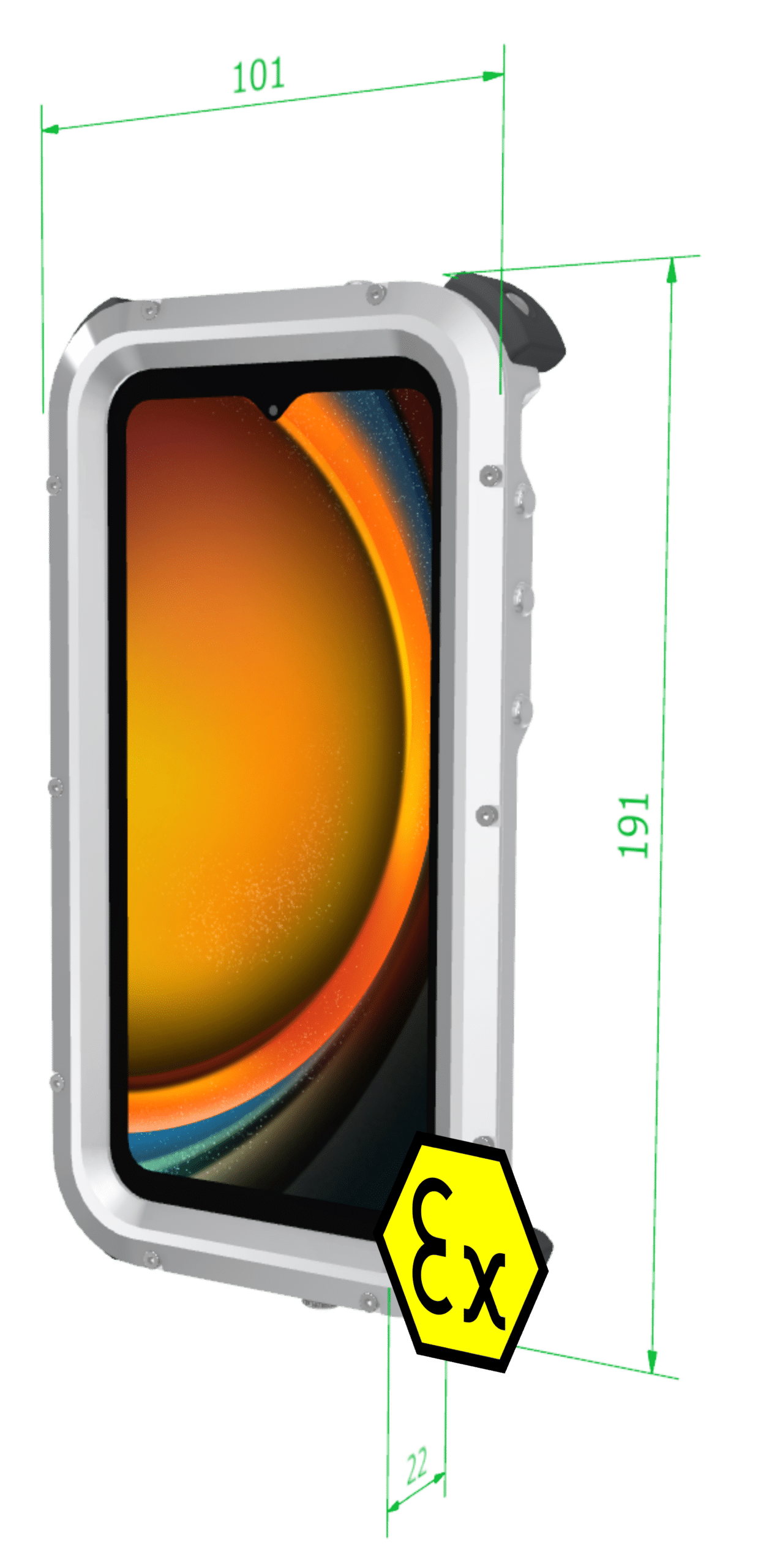Samsung XCover7 Pro a prova di esplosione (zona Ex 1)
